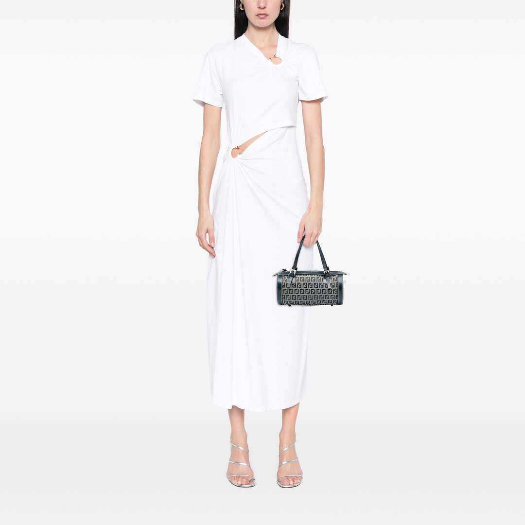 Fendi Zucchino Toile Barrel Sac à main