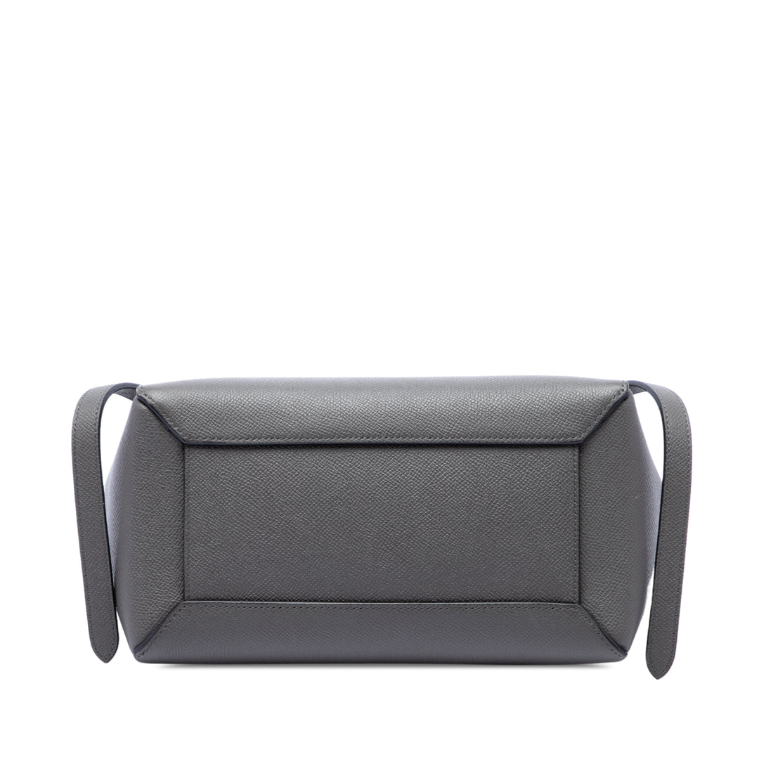 grainé Sac ceinture Micro Cuir de veau grainé Gris