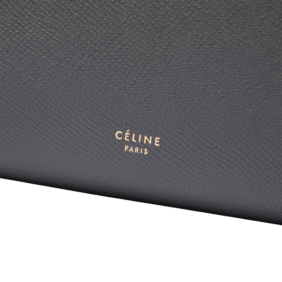 grainé Sac ceinture Micro Cuir de veau grainé Gris