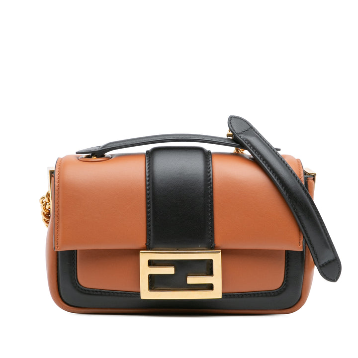Fendi Mini Bicolor Nappa Apolo Sac à chaîneuette Sac bandoulière