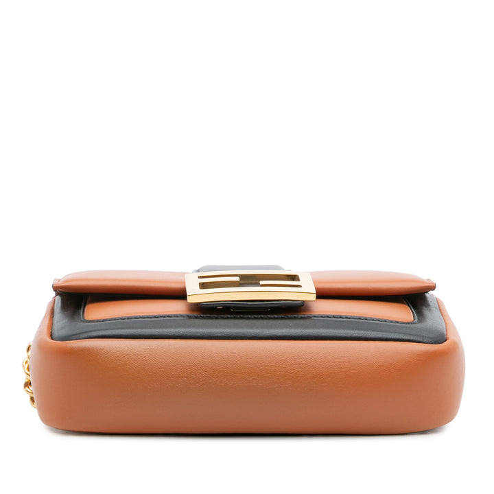 Fendi Mini Bicolor Nappa Apolo Sac à chaîneuette Sac bandoulière