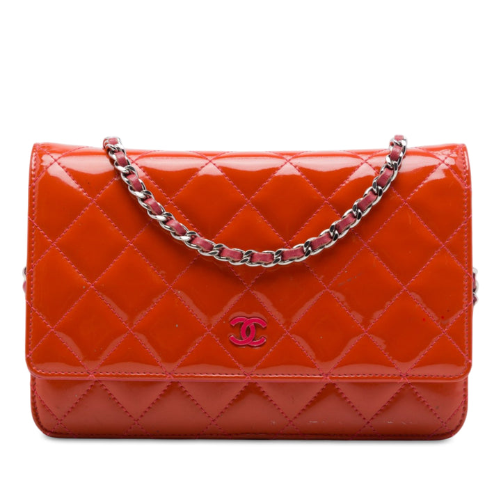 CC Matelassé Incognito Wallet on Chain Orange