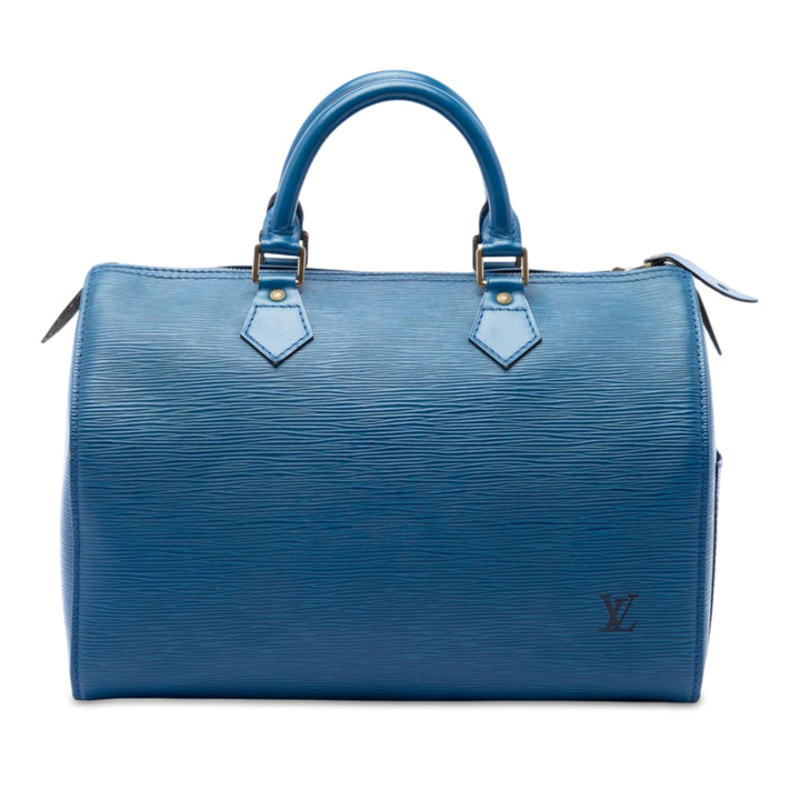 Louis Vuitton Speedy 35 Épi Bleu