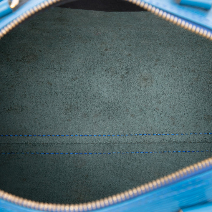 Louis Vuitton Speedy 35 Épi Bleu