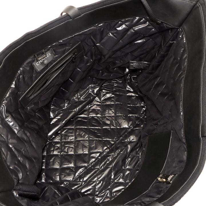Chanel Terry Cloth Camellia Beach Cabas