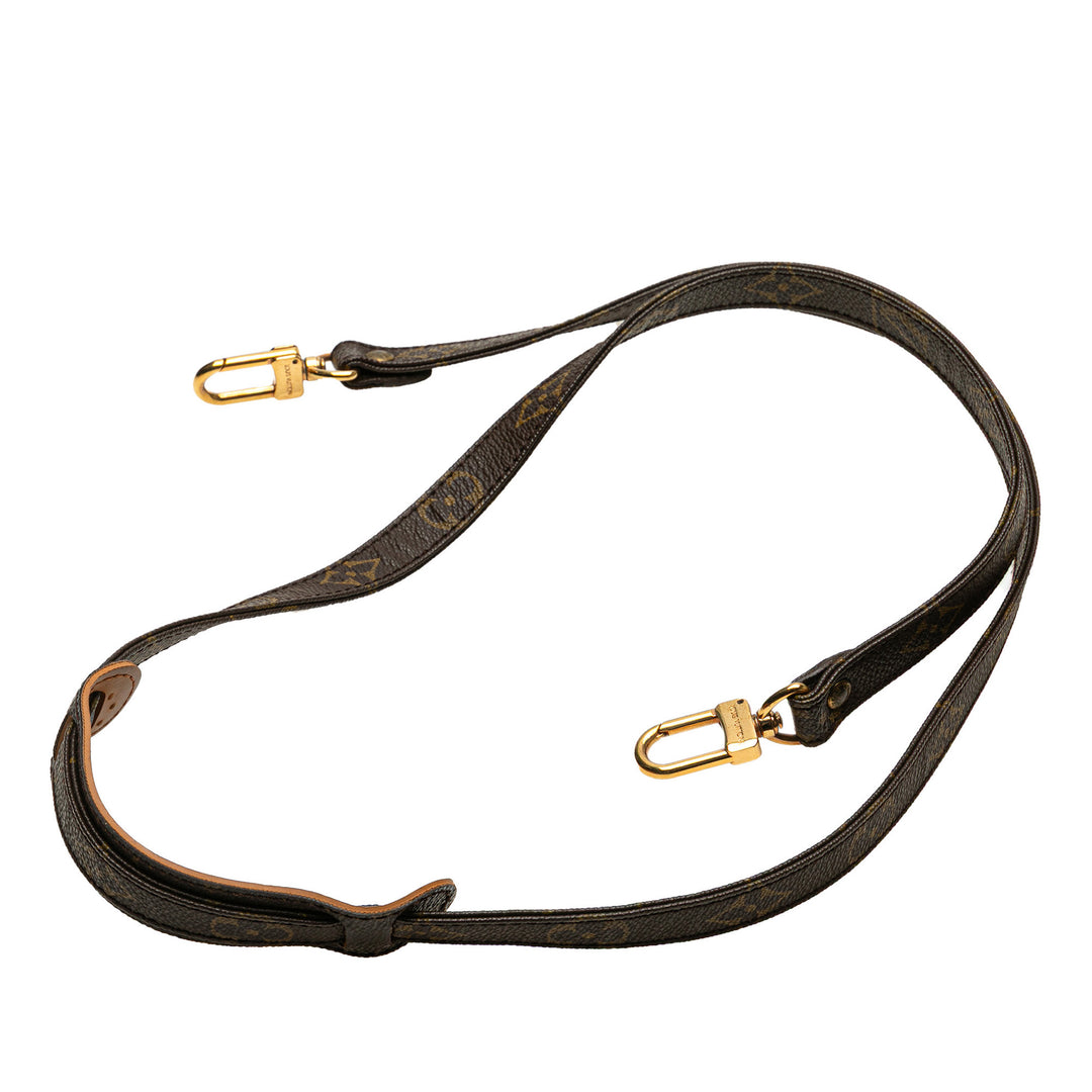 Louis Vuitton Monogram Bag Strap Marron