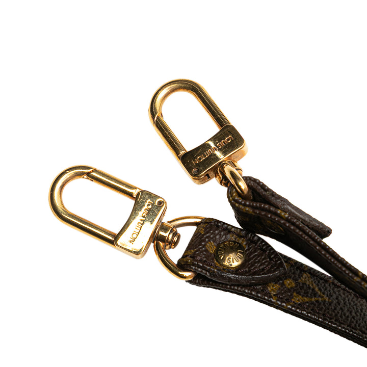 Louis Vuitton Monogram Bag Strap Marron