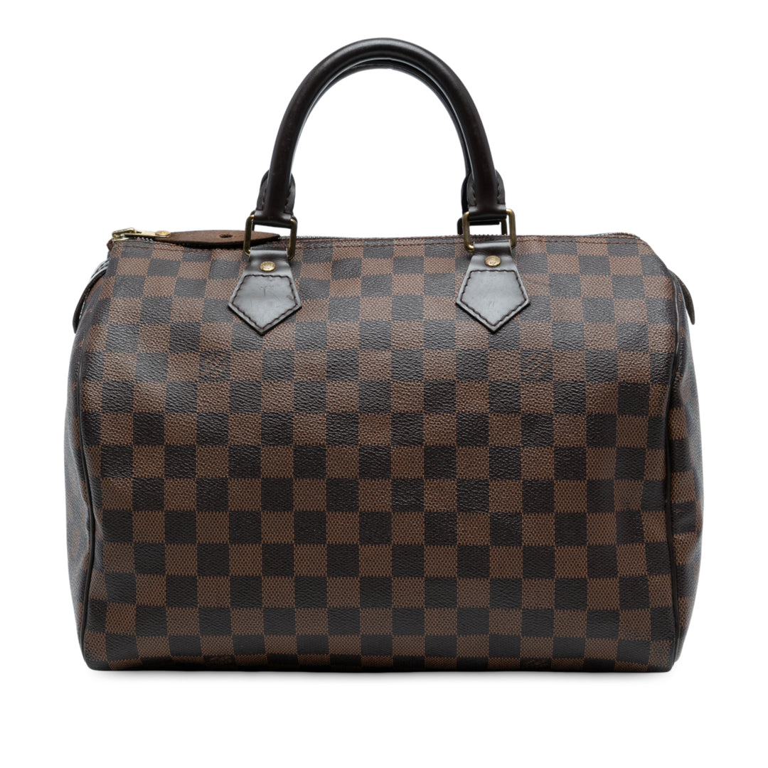 Louis Vuitton Damier Ebene Speedy 30 Marron – GABY PARIS Authentique