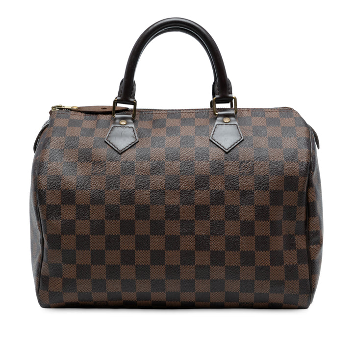 Louis Vuitton Damier Ebene Speedy 30 Marron – GABY PARIS Authentique