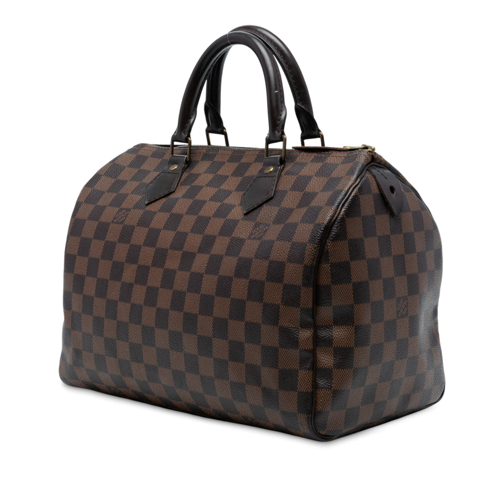 Louis Vuitton Damier Ebene Speedy 30 Marron – GABY PARIS Authentique