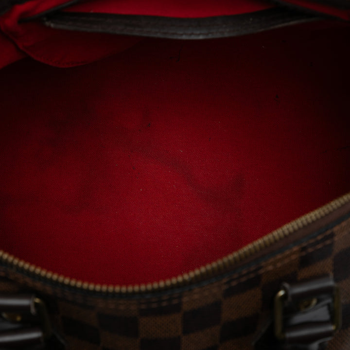 Louis Vuitton Damier Ebene Speedy 30 Marron – GABY PARIS Authentique