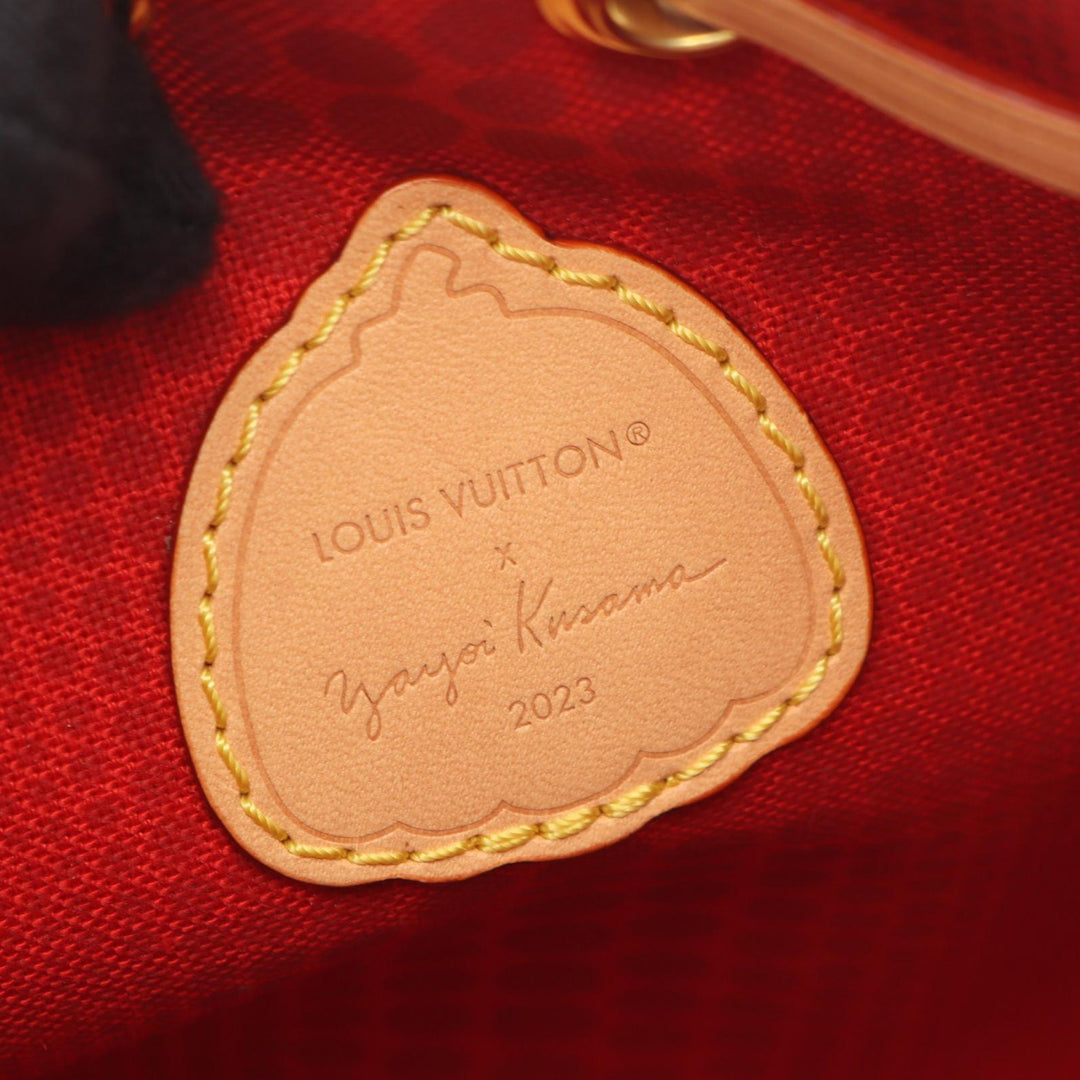 Louis Vuitton Yayoi Kusama Painted Dots Noe Nano Monogram Marron
