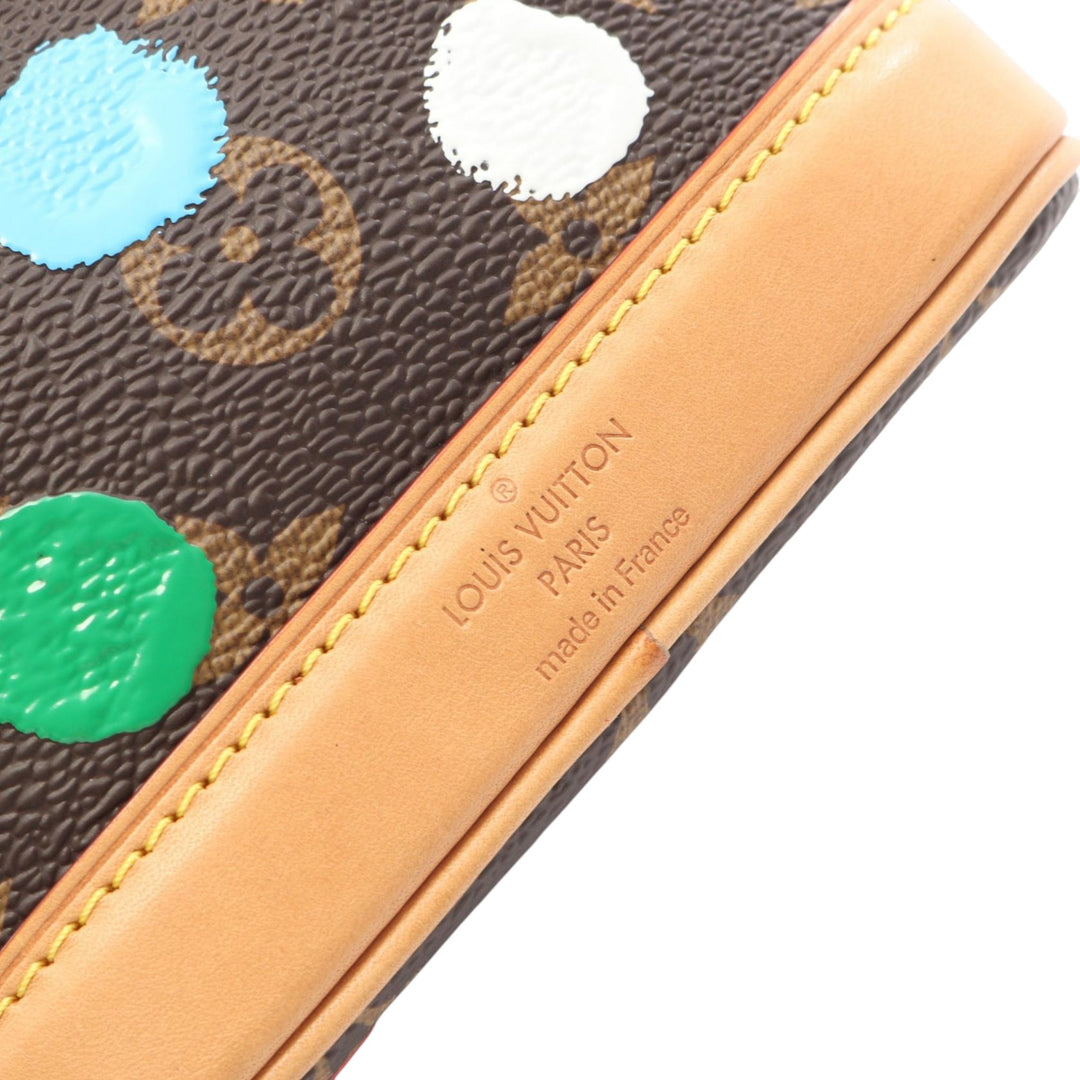 Louis Vuitton Yayoi Kusama Painted Dots Noe Nano Monogram Marron