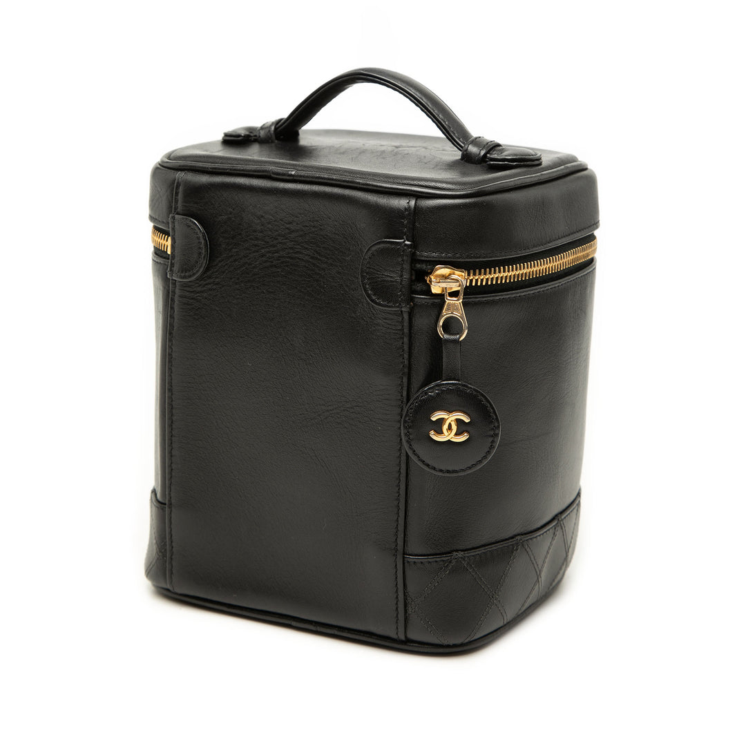 Chanel CC Cuir d’agneau Vanity
