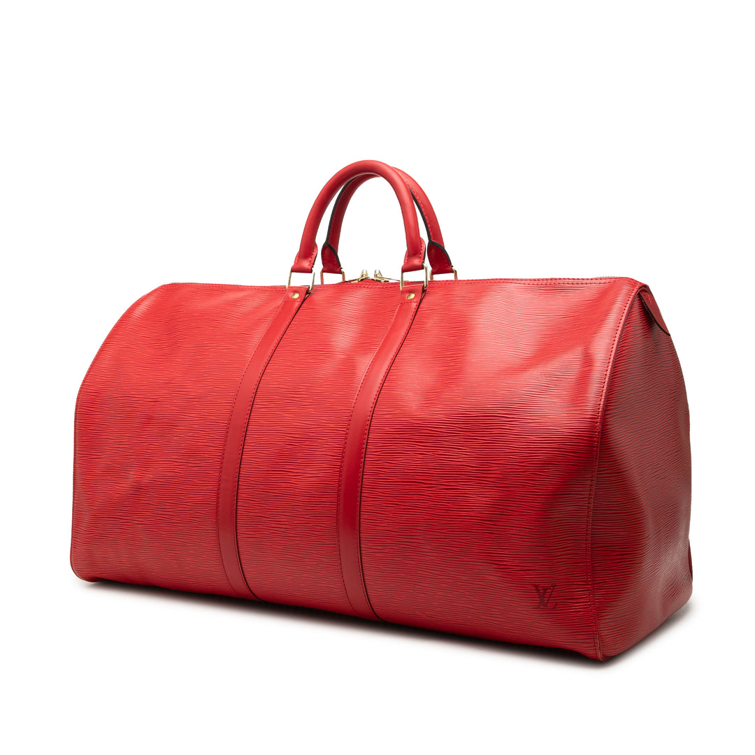 Louis Vuitton Keepall 55 Épi Rouge – vue 2 – GABY PARIS