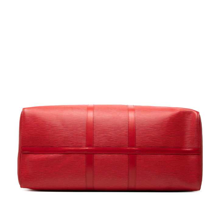 Louis Vuitton Keepall 55 Épi Rouge – vue 3 – GABY PARIS