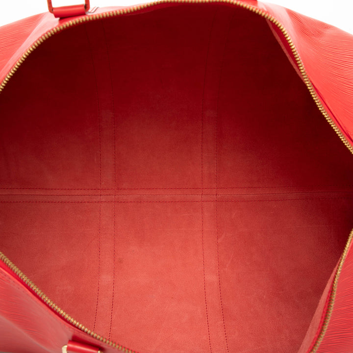 Louis Vuitton Keepall 55 Épi Rouge – vue 4 – GABY PARIS