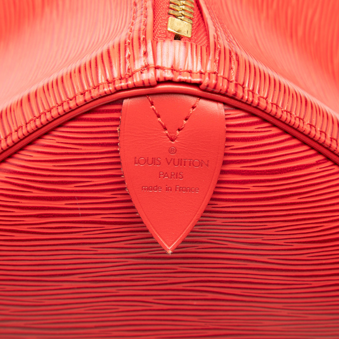 Louis Vuitton Keepall 55 Épi Rouge – vue 5 – GABY PARIS