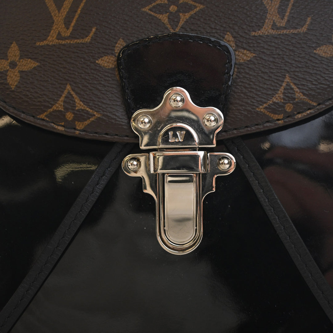 Louis Vuitton Hot Springs Cuir verni Monogram Noir