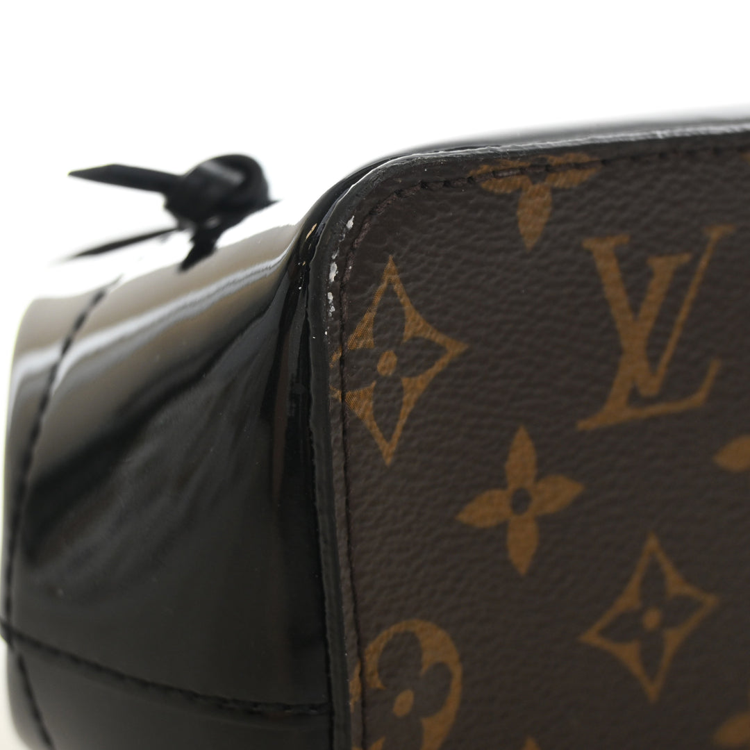 Louis Vuitton Hot Springs Cuir verni Monogram Noir