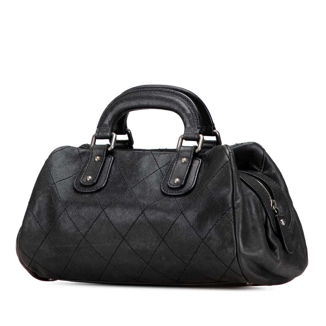 Caviar CC Outdoor Ligne Handbag Black - Gaby Paris