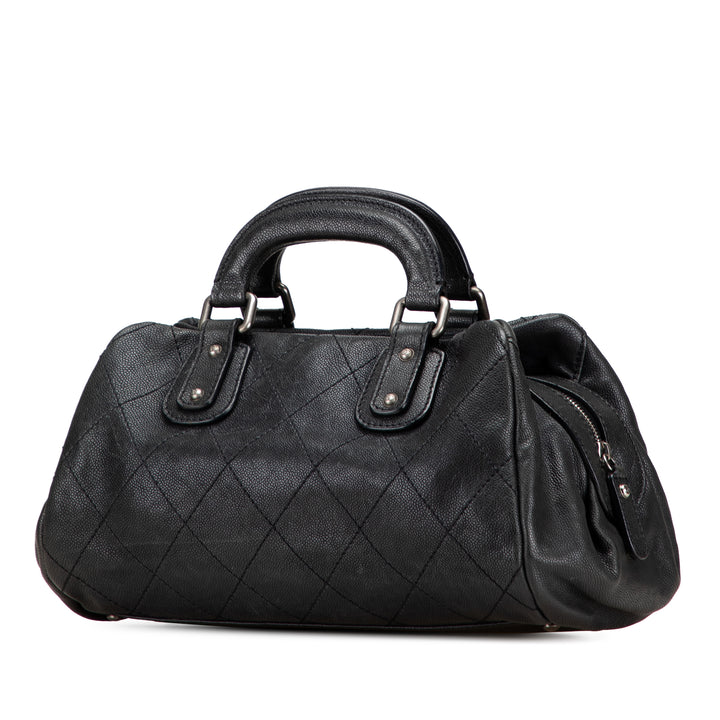 Caviar CC Outdoor Ligne Handbag Black - Gaby Paris