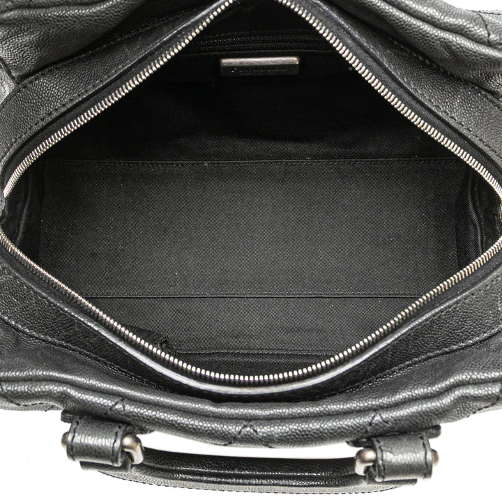 Caviar CC Outdoor Ligne Handbag Black - Gaby Paris