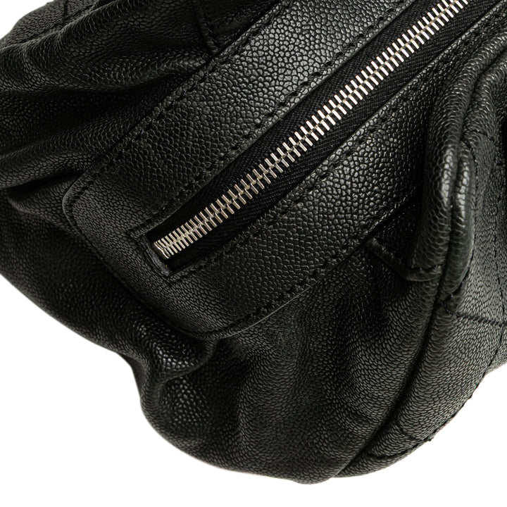 Caviar CC Outdoor Ligne Handbag Black - Gaby Paris