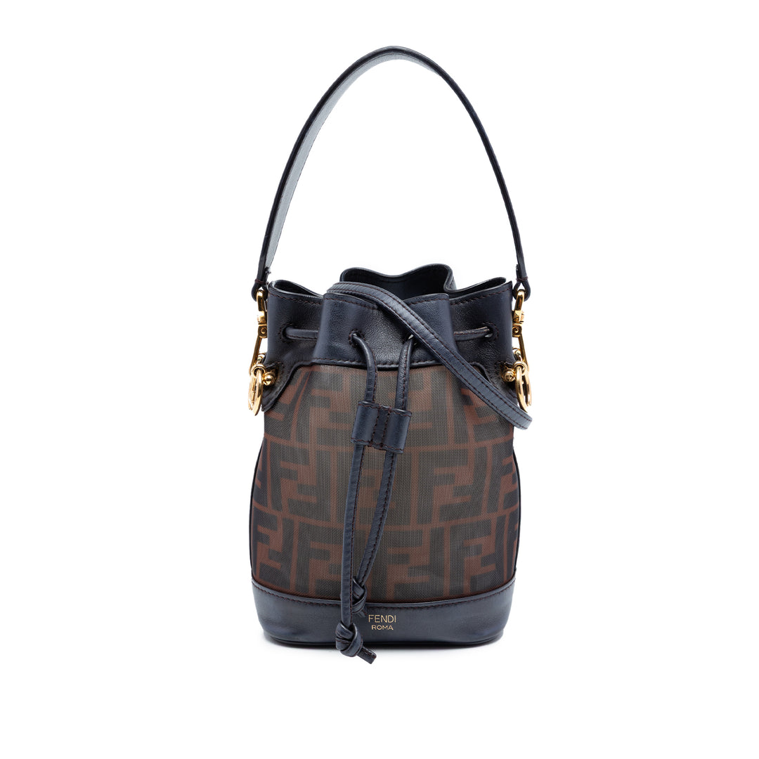 Fendi Mini Zucca Mesh Mon Tresor Bucket Sac