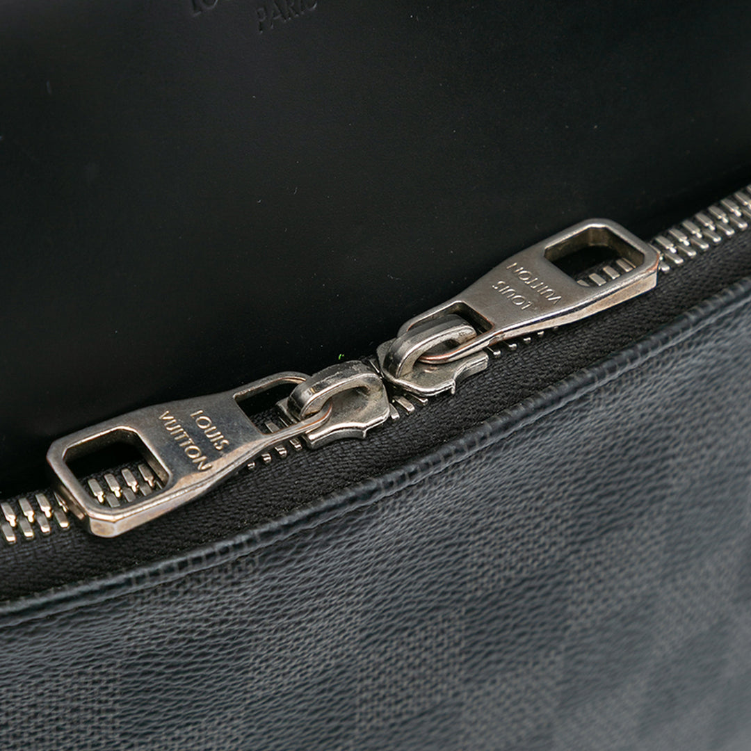 Damier Graphite Dayton Reporter PM Black - Gaby Paris