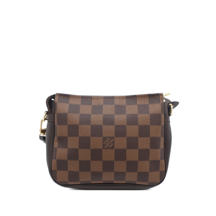 Louis Vuitton Trousse Pochette Damier Ébène Marron – vue principale – GABY PARIS