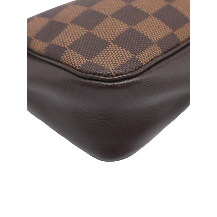 Louis Vuitton Trousse Pochette Damier Ébène Marron – vue 10 – GABY PARIS