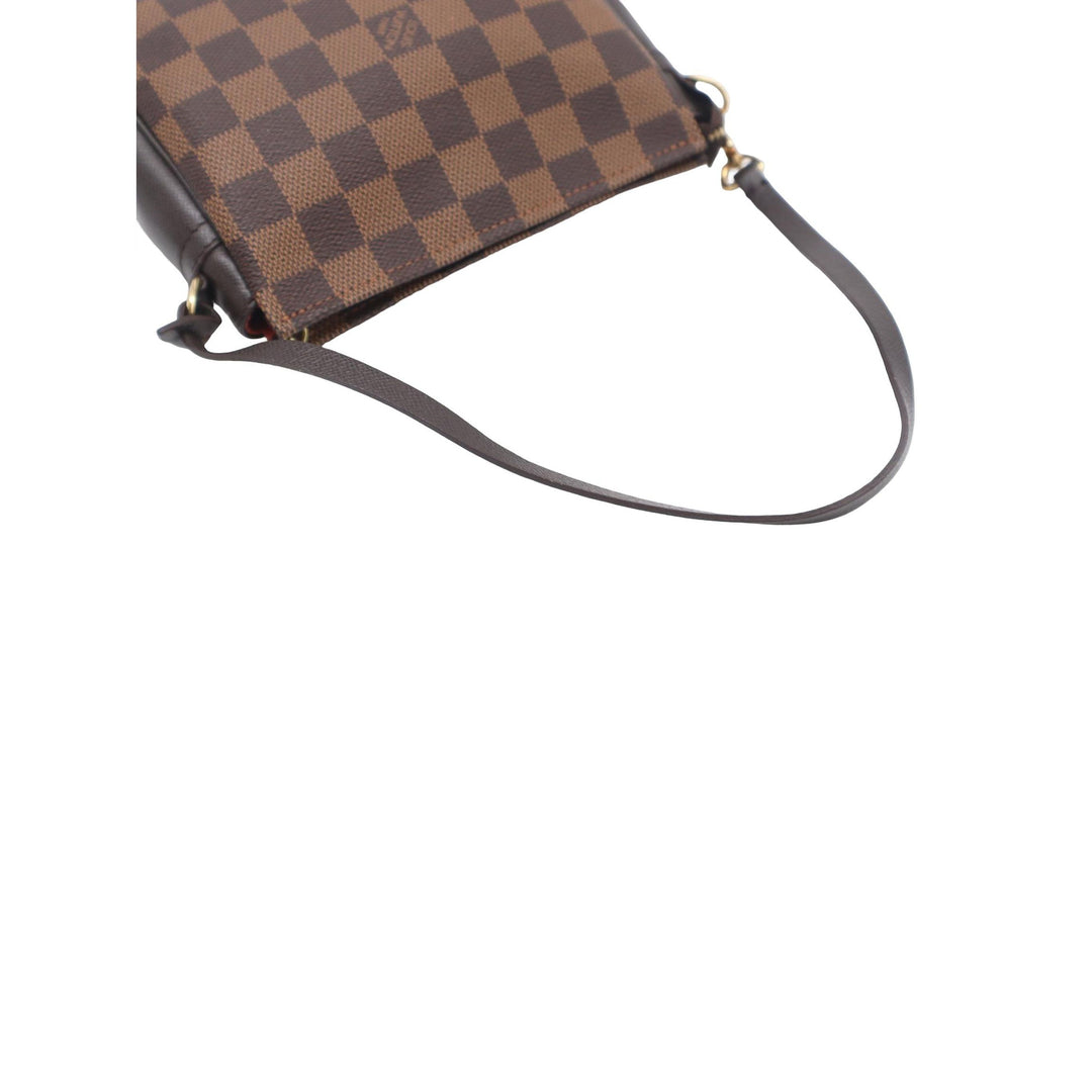 Louis Vuitton Trousse Pochette Damier Ébène Marron – vue 12 – GABY PARIS
