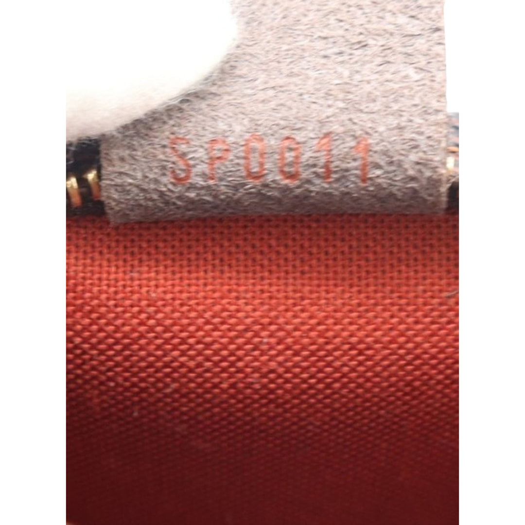 Louis Vuitton Trousse Pochette Damier Ébène Marron – vue 6 – GABY PARIS
