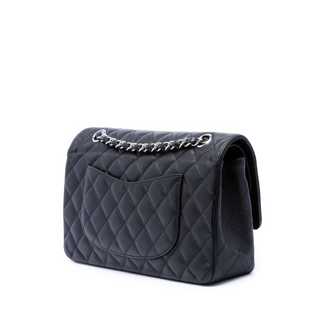 Chanel Medium Classic Caviar Double rabat