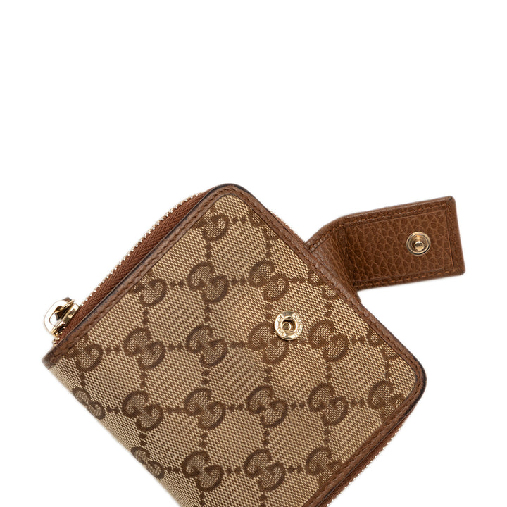 Gucci GG Toile Bifold Small Portefeuille