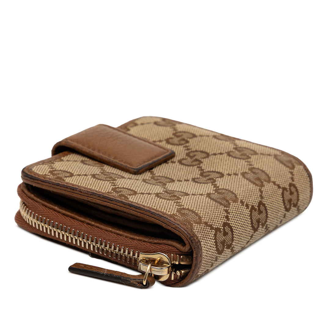 Gucci GG Toile Bifold Small Portefeuille