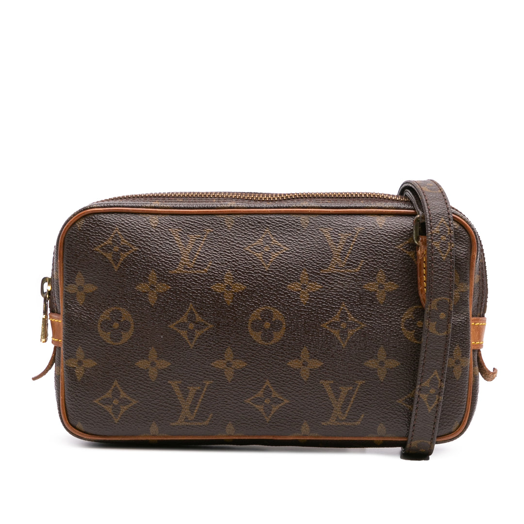 Monogram Pochette Marly Bandouliere Brown - Gaby Paris