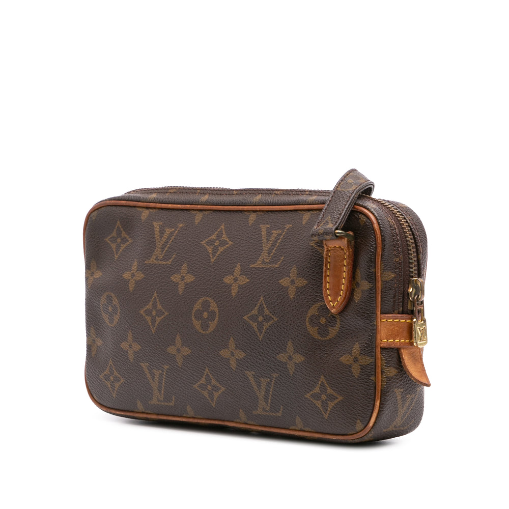 Monogram Pochette Marly Bandouliere Brown - Gaby Paris