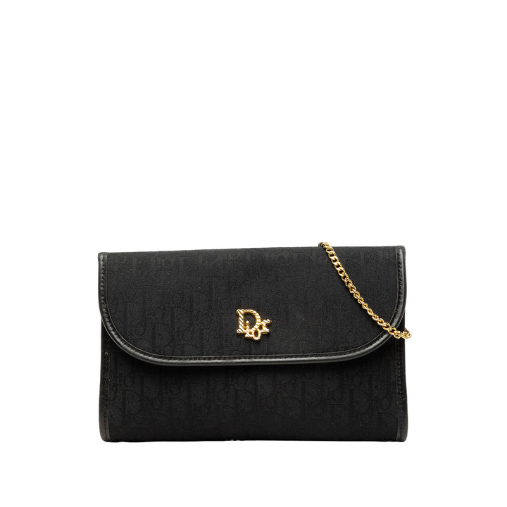 Dior Sac porté épaule Diorissimo Trotter Chaîne Noir – vue principale – GABY PARIS