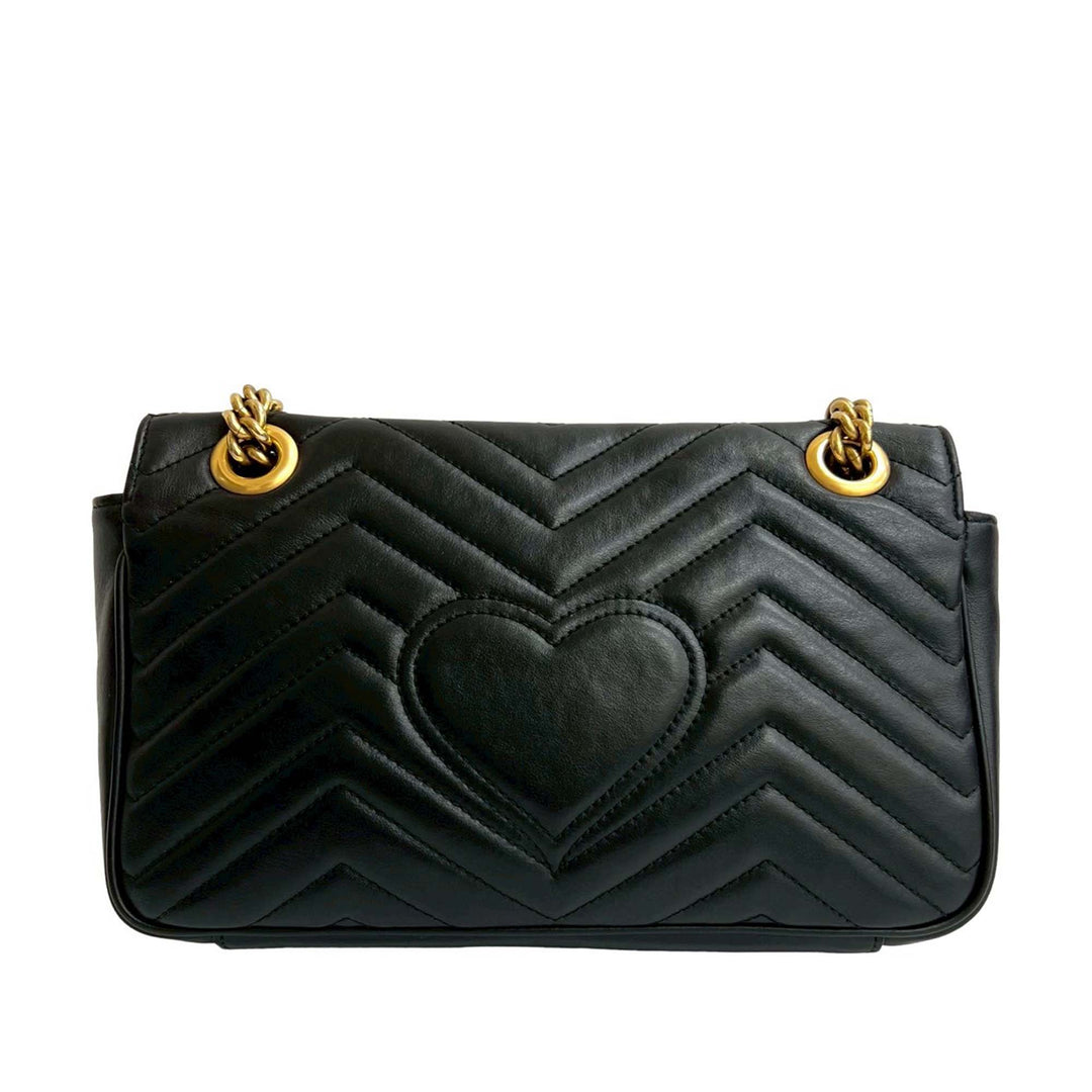 Gucci Medium GG Marmont Matelasse Cuir Sac bandoulière