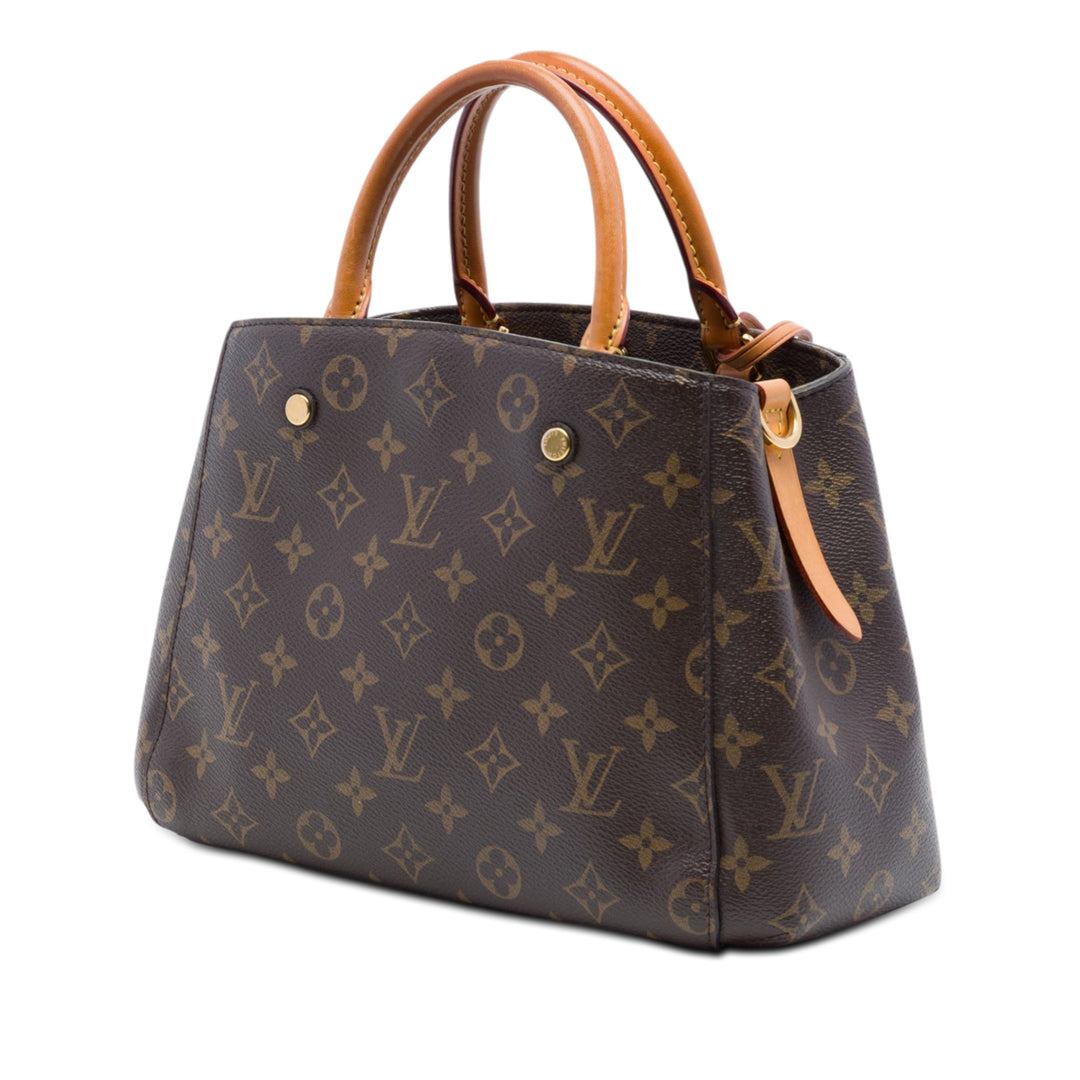 Louis Vuitton Sac à main Montaigne Monogram BB Marron – vue 2 – GABY PARIS