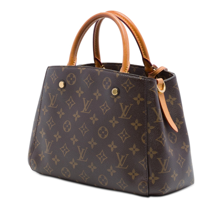 Louis Vuitton Sac à main Montaigne Monogram BB Marron – vue 2 – GABY PARIS