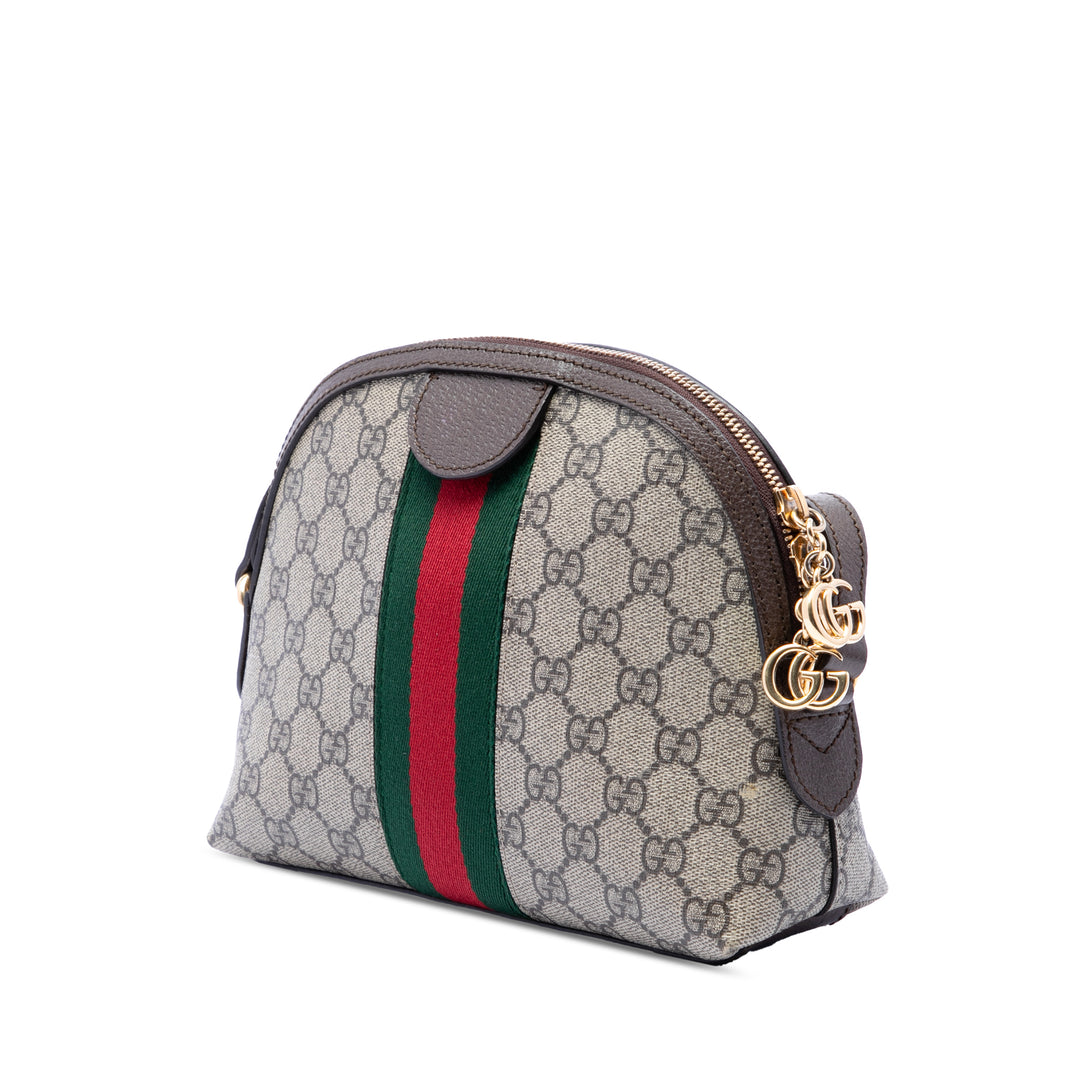 Gucci Small GG Supreme Web Ophidia Dome Sac porté croisé