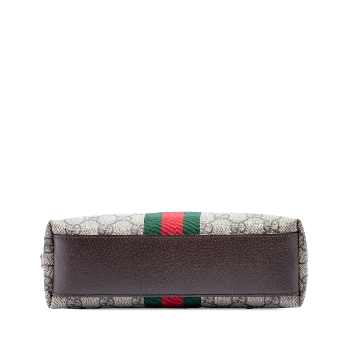 Gucci Small GG Supreme Web Ophidia Dome Sac porté croisé