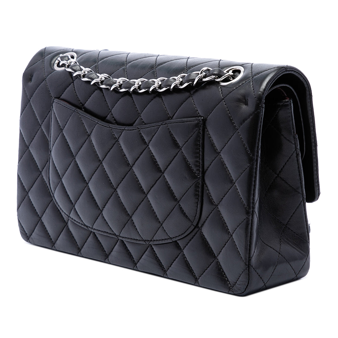 Chanel Classic Double rabat Moyen Cuir d'agneau Noir – vue 2 – GABY PARIS
