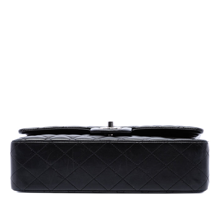 Chanel Classic Double rabat Moyen Cuir d'agneau Noir – vue 3 – GABY PARIS