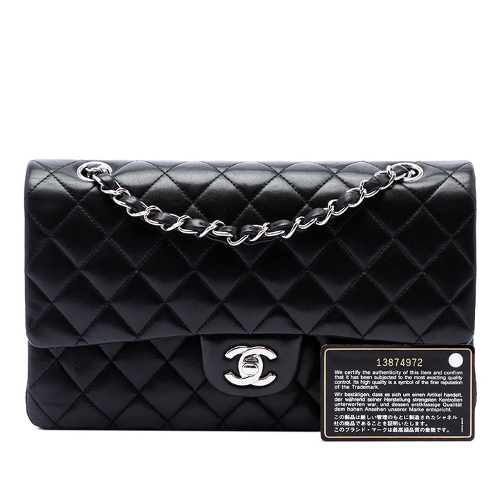 Chanel Classic Double rabat Moyen Cuir d'agneau Noir – vue 7 – GABY PARIS
