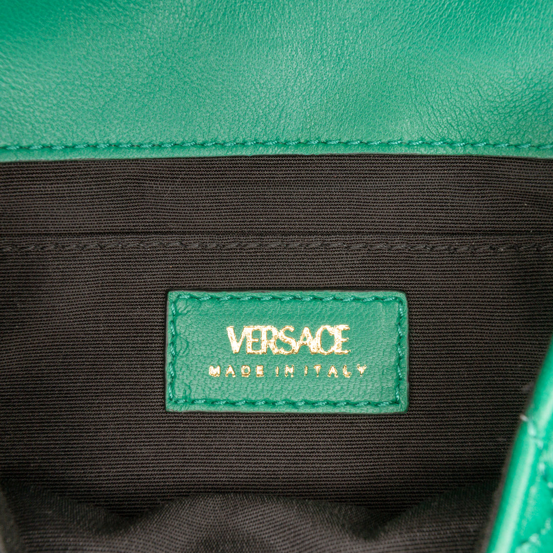 Versace Small Matelassé Nappa Medusa Chain Sac porté croisé