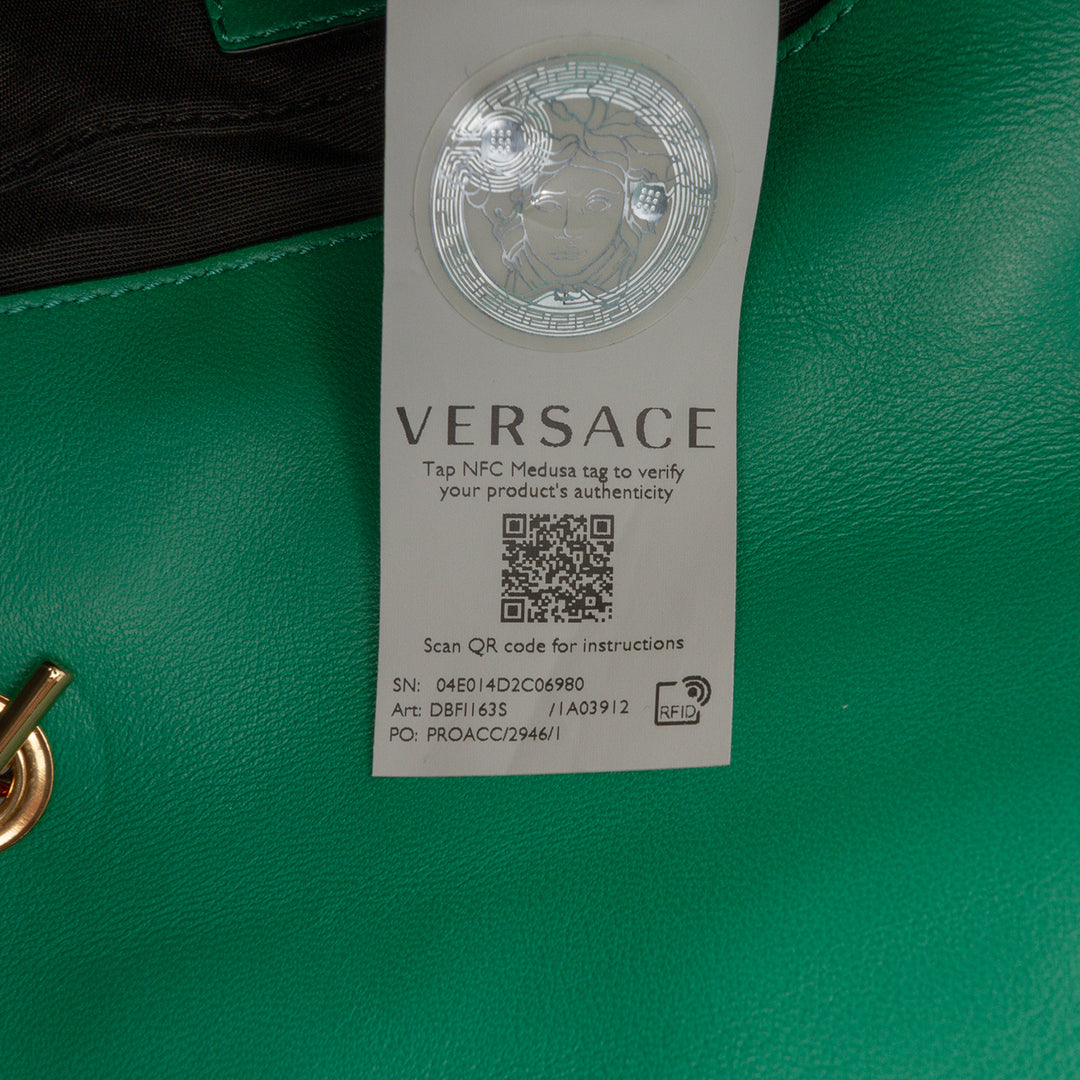 Versace Small Matelassé Nappa Medusa Chain Sac porté croisé